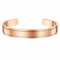 Bracciale rigido in oro rosa elegante