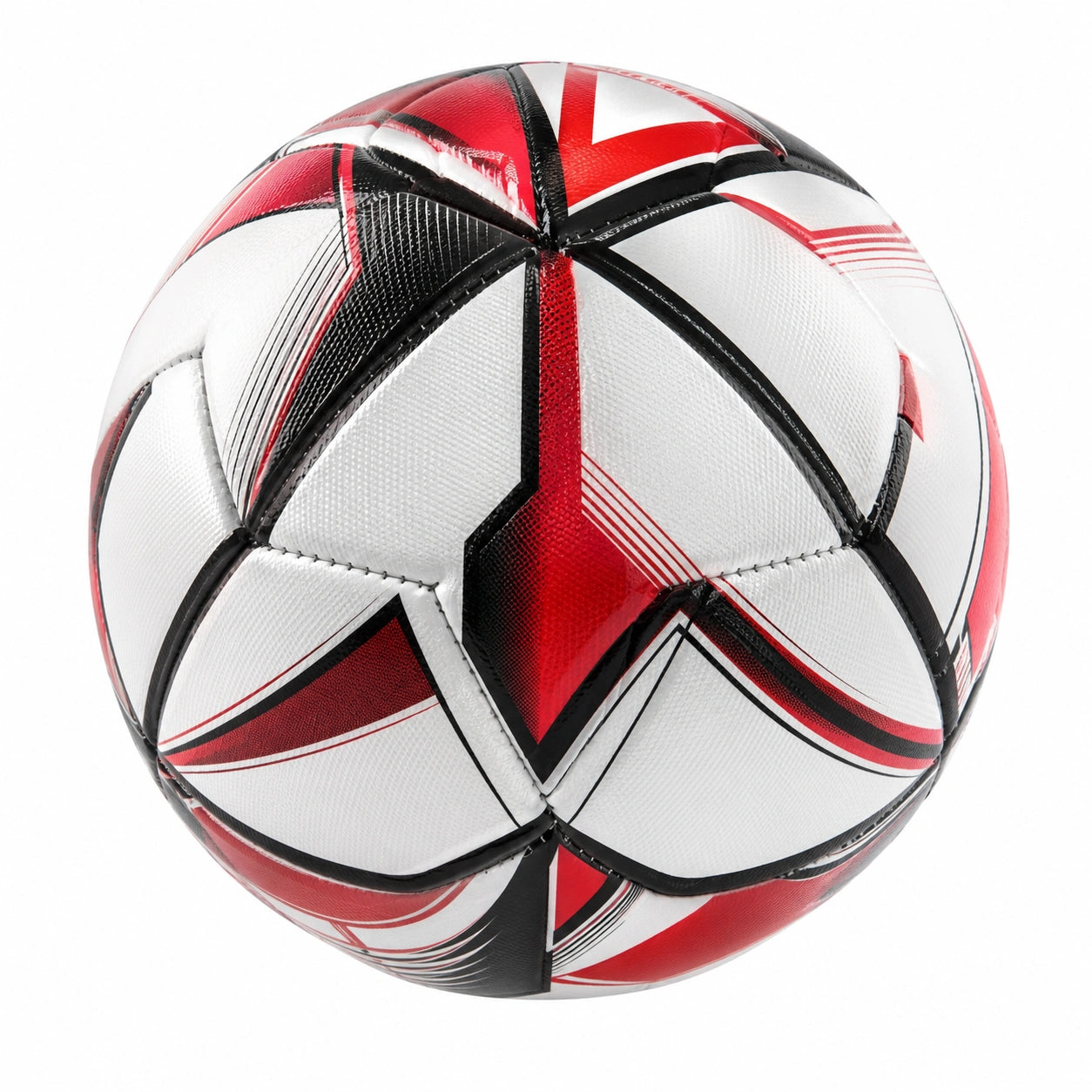 Pallone da Calcio Bianco/Rosso/Nero Taglia 5