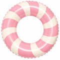 Salvagente gonfiabile rosa e bianco, diametro 90 cm