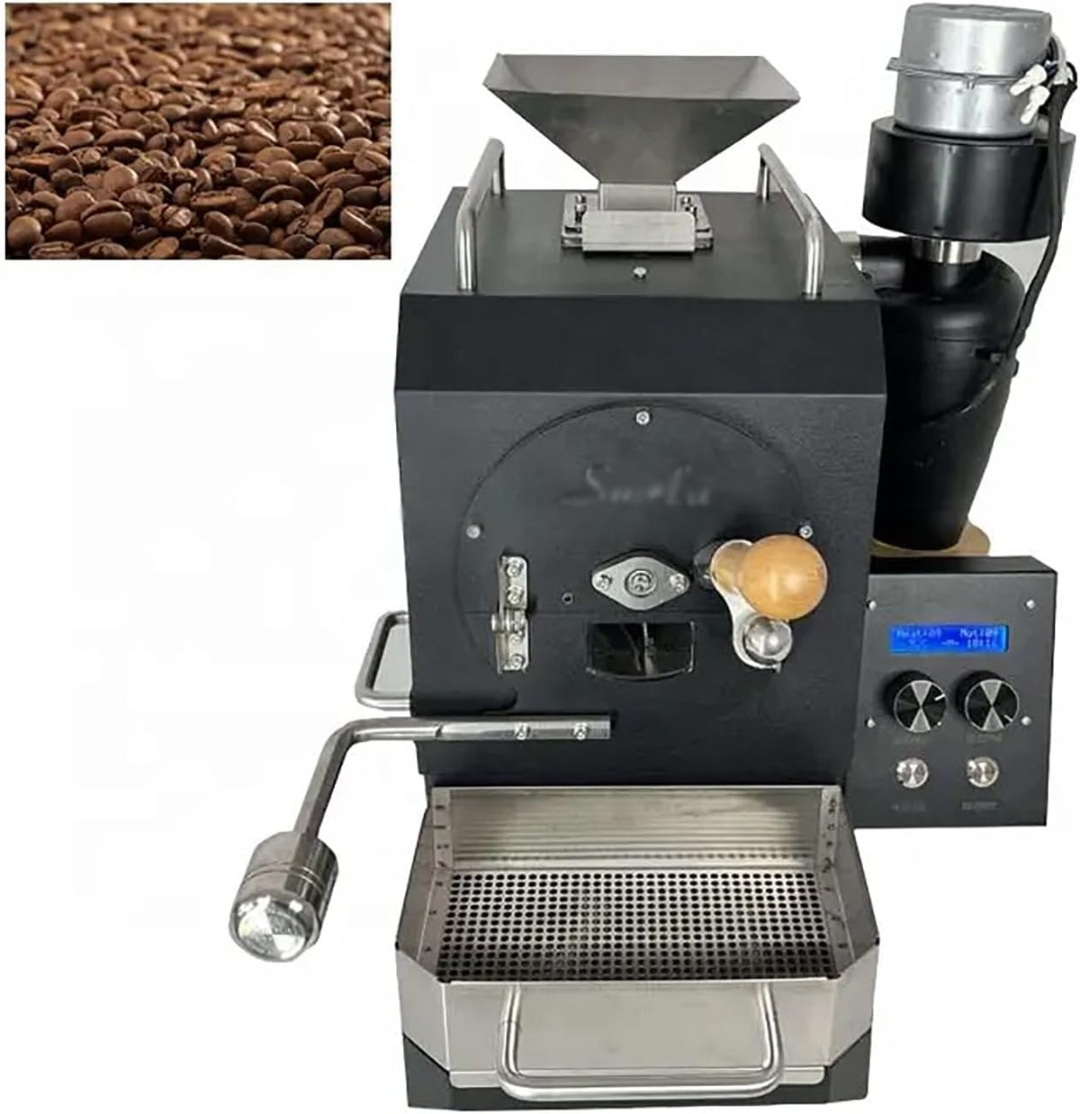 LBMED, Tostatori, 600 g, 220 V, 1600 W, Nero, acciaio inox