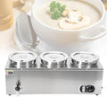 HTDRE, Scaldavivande, 535 x 275 x 320 mm, 30-85 °C, 220 V, Argento, acciaio inox