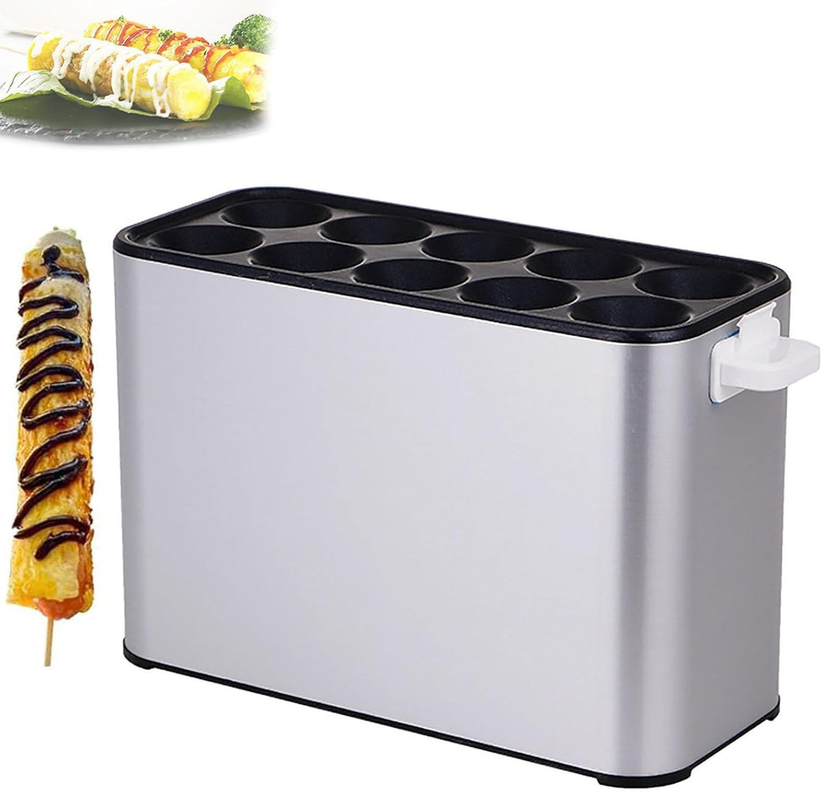 Cuociuova, 1400 W, 240 V, 4,5 kg, Nero