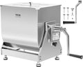 VEVOR, Impastatrice planetaria, 27 kg, 30 L, 25 mm, Nero, acciaio inox, vano contenitore