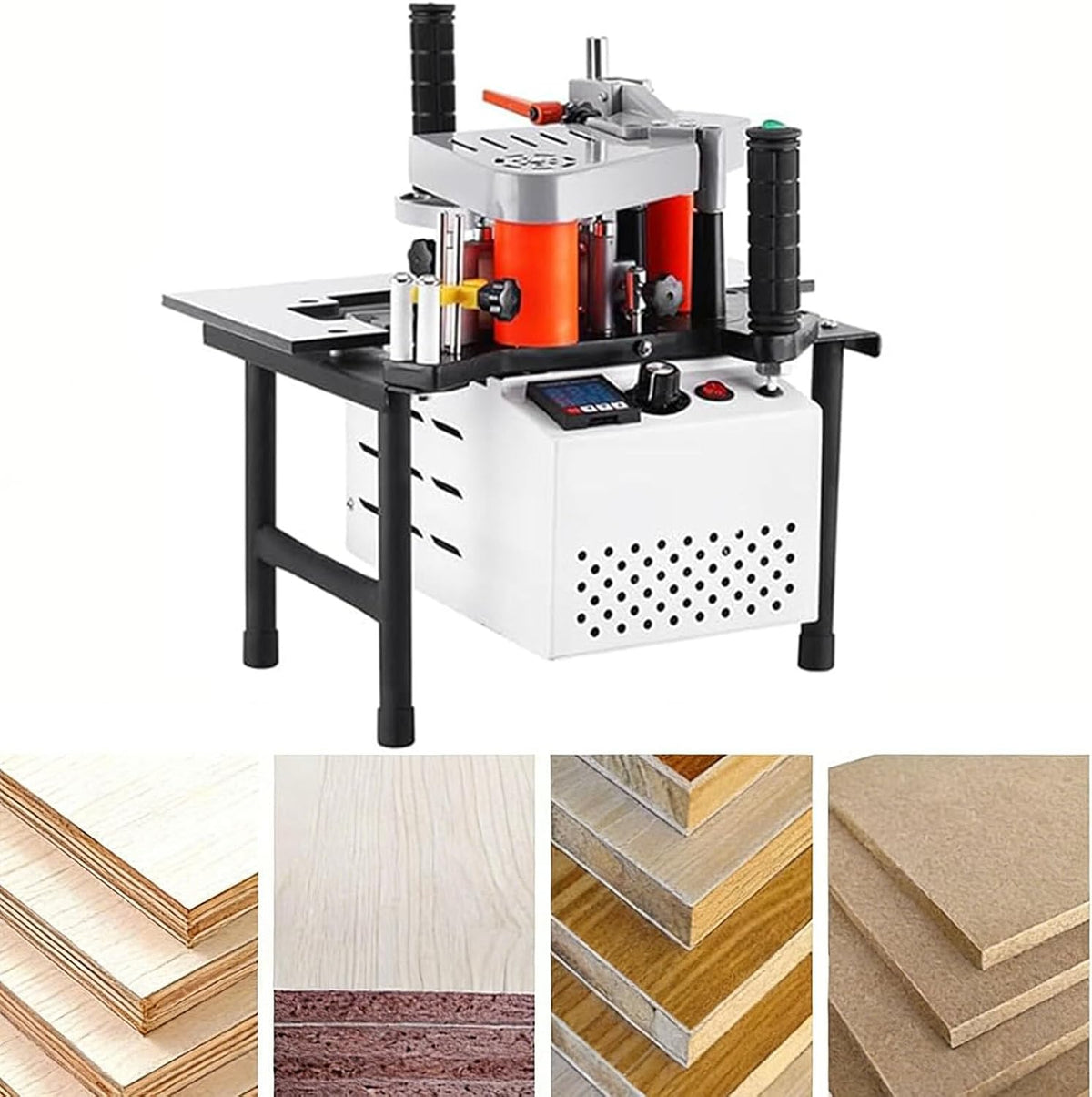 HaiZethonic, Corredo per la lavorazione del legno, 3 Mm, 45 x 45 x 40 cm, 180 °C, Bianco, vano contenitore