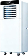 HUANQIN, Condizionatore, R290, 35,5×33×68 cm, 9000 BTU, 35 m, Bianco, illuminazione LED, telecomando, timer