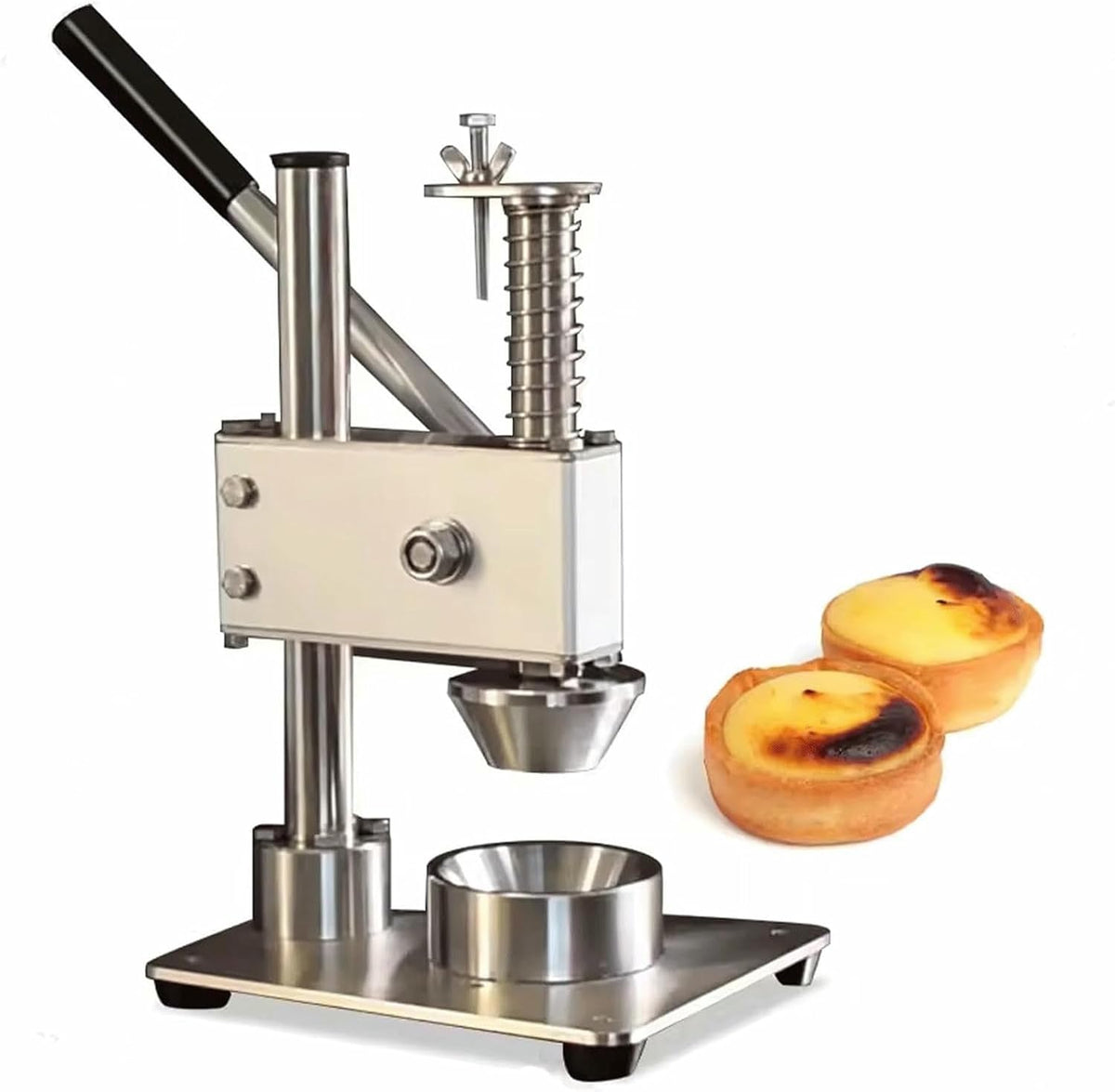asdchZen, Presse per impasto, 69 x 44 x 21 mm, 3,7 kg, 2 cm, Argento, acciaio inox