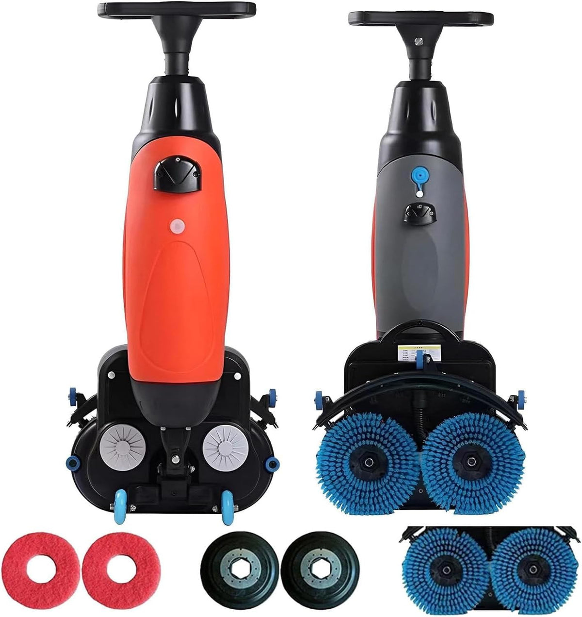 Lavasciuga, 4,5 l, 50 × 36 × 120 cm, 36 V, Rosso, funzionamento senza fili, 3 in 1