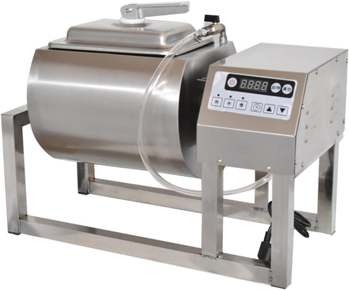 Azcabjie, Macchine sottovuoto per alimenti, 18 Litri, 30 W, 370 mm, Argento, acciaio inox, vano contenitore, timer