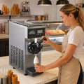 SHUMIAO, Gelatiera, 450 W, 5 kg, 2,5 litri, Nero, acciaio inox, timer