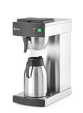 HENDI, Macchina da caffè, 2 L, 230 V, 1400 W, Argento, acciaio inox, protezione dal surriscaldamento