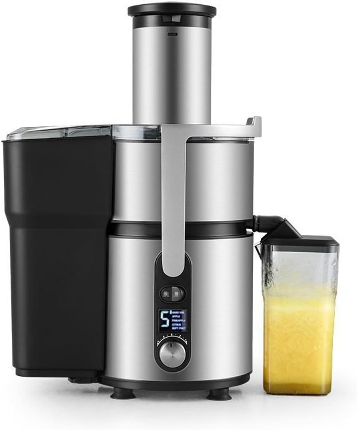 YSFHYAN, Centrifughe ed estrattori di succo, 220 V, 1250 W, 601 mL, Nero, acciaio inox