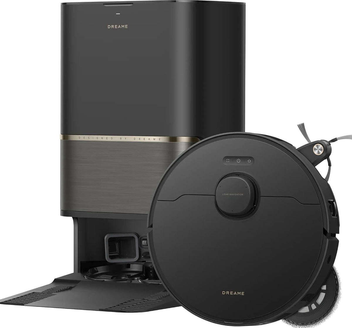 Robot aspirapolvere, L50, dreame, 100 °C, Nero, autopulizia