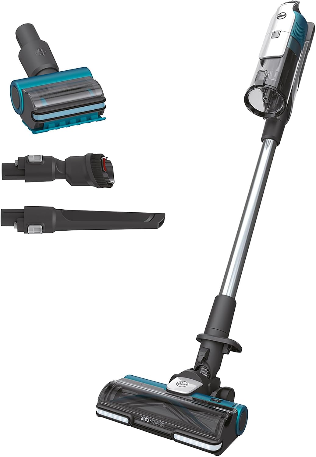 Hoover, Aspirapolvere, HF9, 350 W, Blu, illuminazione LED, funzionamento senza fili, 2 in 1