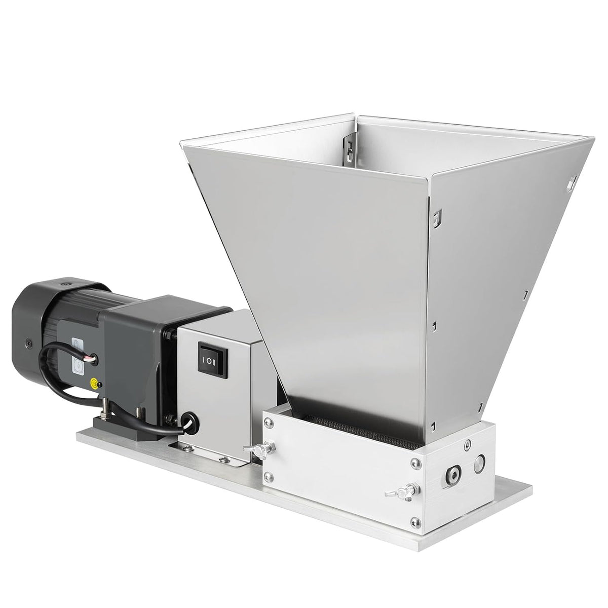 ZNLLQZN, Macinini, 4 l, 20 kg, 12,5 x 3,5 cm, Nero, acciaio inox