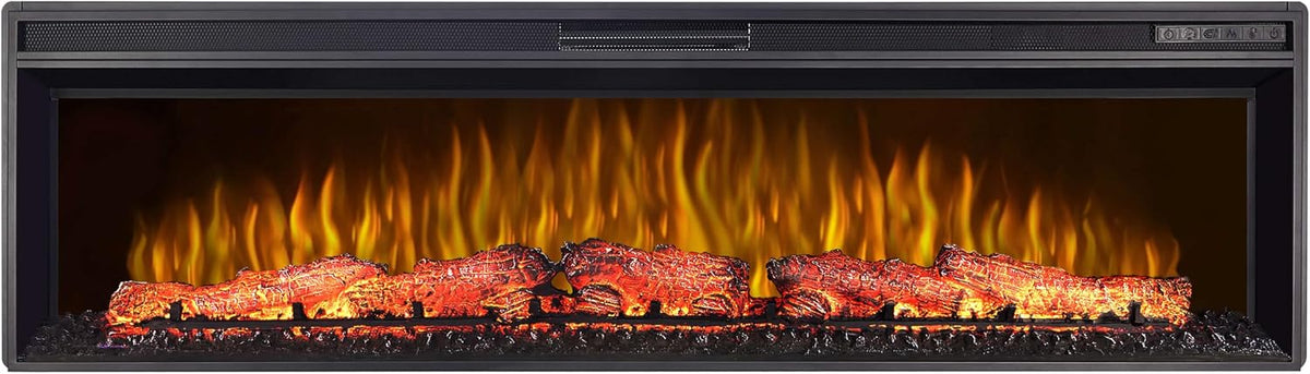 ArtiFlame, Camino elettrico, AF60, 1600 W, 17 °C, illuminazione LED, telecomando, timer, spegnimento automatico, protezione dal surriscaldamento