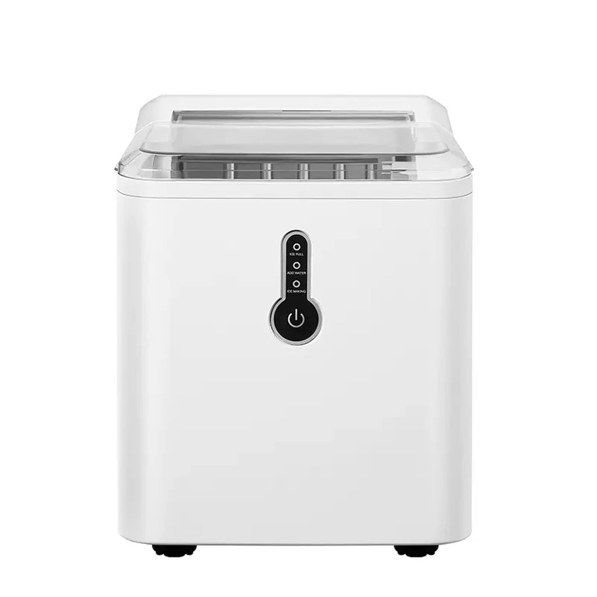 HYgloF, Macchina per cubetti di ghiaccio, 1,5 L, 600 g, 297 mm, Nero