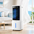 JianboBoxve, Raffrescatore evaporativo, 10 L, 75 W, Bianco, telecomando, timer