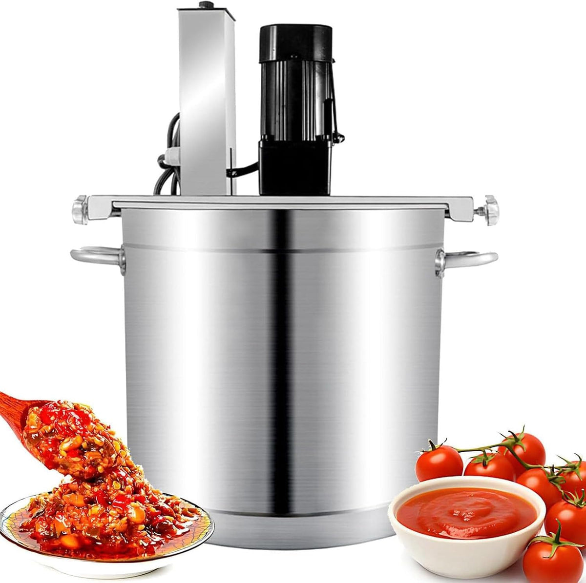 AETEREOS, Multi-Cooker, 200 w, 30 L, 30 cm, Argento, acciaio inox