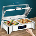 Credenza, BOVDC, 9 L, 400 W, Nero, acciaio inox