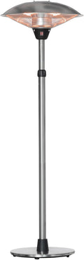 Outsunny, Riscaldamenti da esterno, 3000 W, 240 V, Argento, acciaio inox