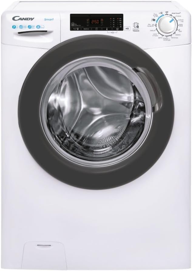 Lavatrice, CSS4127TRE/1-11, CANDY, 7 Kg, 45 cm, Bianco, Wi-Fi