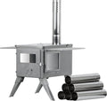 CampFeuer, Fornelli, Argento, acciaio inox