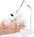 Asciugatrice, YXFAZPP, 25 x 25 cm, 35 W, 9,84 pollici, Bianco, struttura pieghevole, illuminazione LED, spegnimento automatico