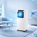 ZYANBIN, Condizionatore portatile, 9000 BTU, 49 dB, 18 m, Bianco