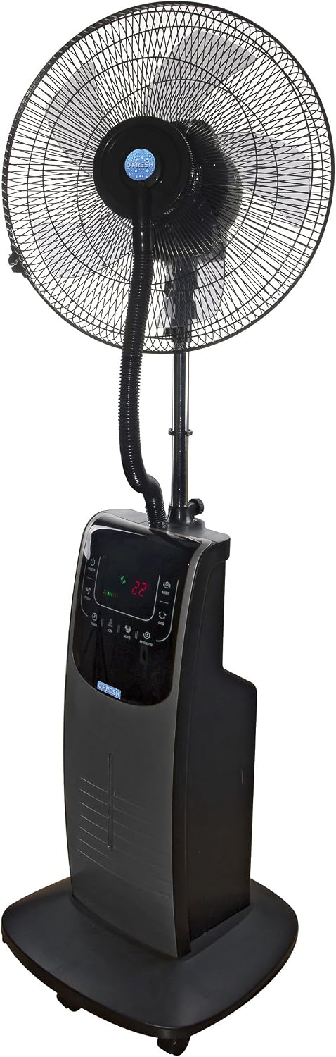 O'FRESH, Ventilatori a piantana, 135 cm, 6°C, Bianco, telecomando