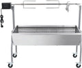 Generico, Barbecue a carbone, 2 kg, 128.8 x 55.1 x 100.5 cm, 15 W, Argento