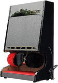 YANYUESHOP, Spazzole per scarpe, 83 X 51 X 28,2 cm, 220 V, 60 W, Nero, acciaio inox