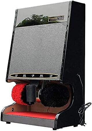 YANYUESHOP, Spazzole per scarpe, 83 X 51 X 28,2 cm, 220 V, 60 W, Nero, acciaio inox
