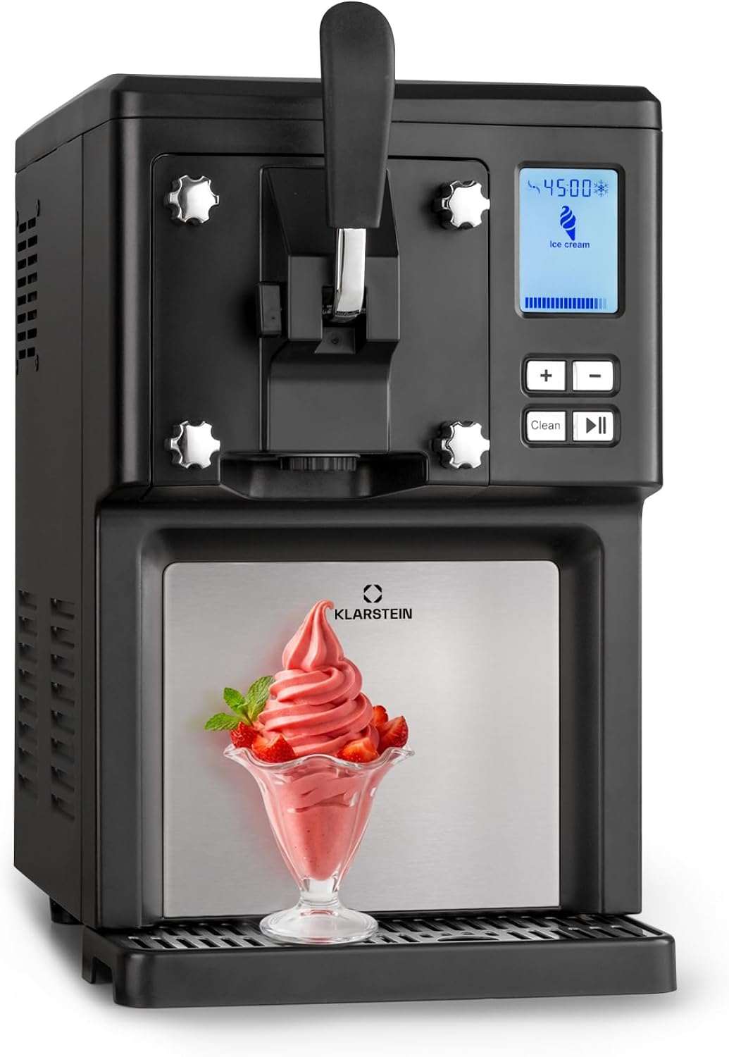 Gelatiera, KLARSTEIN, 1,5 litri, Nero, timer