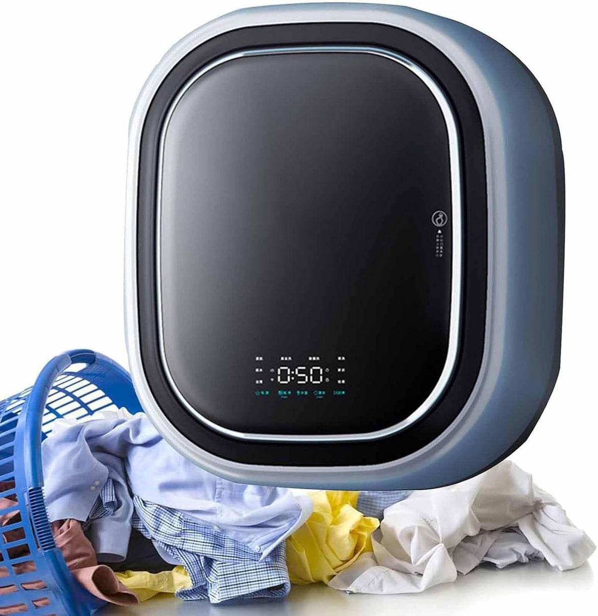 Lavatrice, DDZJTPP, 3 Kg, Bianco, telecomando