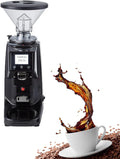 VUNHEX, Macinacaffè elettrici con cono, 22 x 14 x 37,5 cm, 250 g, 60 mm, Nero, alluminio, vano contenitore, timer