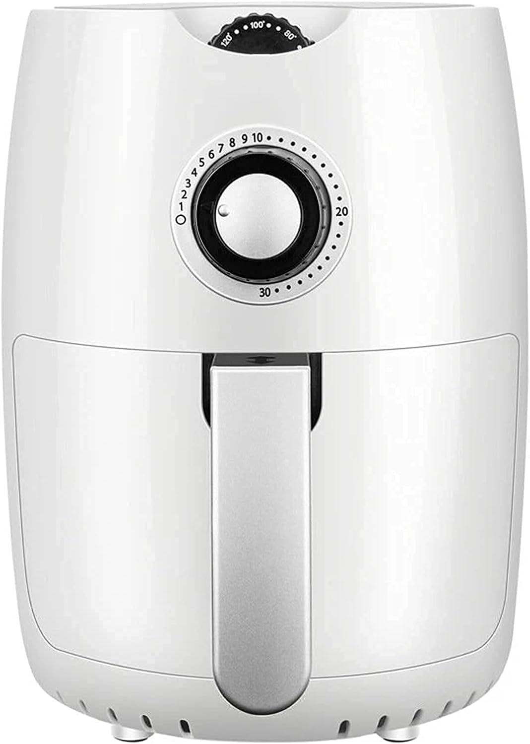 AJYBYUKJ, Friggitrice ad aria, 1000 W, 2 L, Bianco, Airfryer