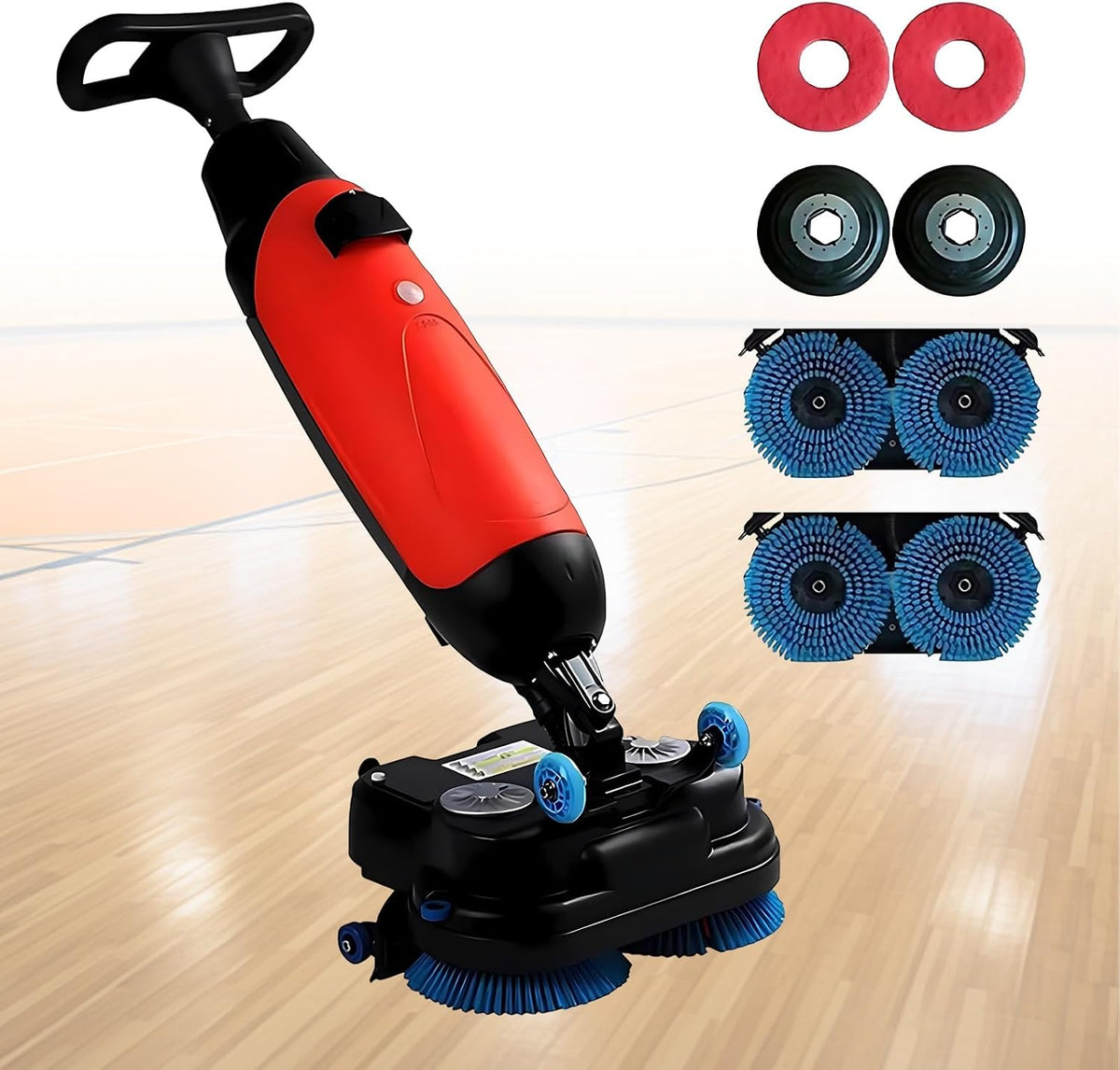 Acentesoft, Lavasciuga, 45 × 36 × 120 cm, 360 giri/min, 36 V, Rosso