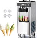 ZHIMAI, Gelatiera, 20-28L/, 28 L, 2200 W, Nero, acciaio inox, struttura modulare, illuminazione LED