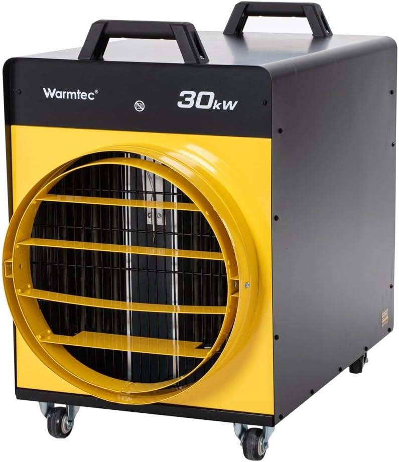 WARMTEC, Stufe elettriche, IPX24, 30 kW, 400 V, 5°C, Argento, spegnimento automatico, protezione dal surriscaldamento