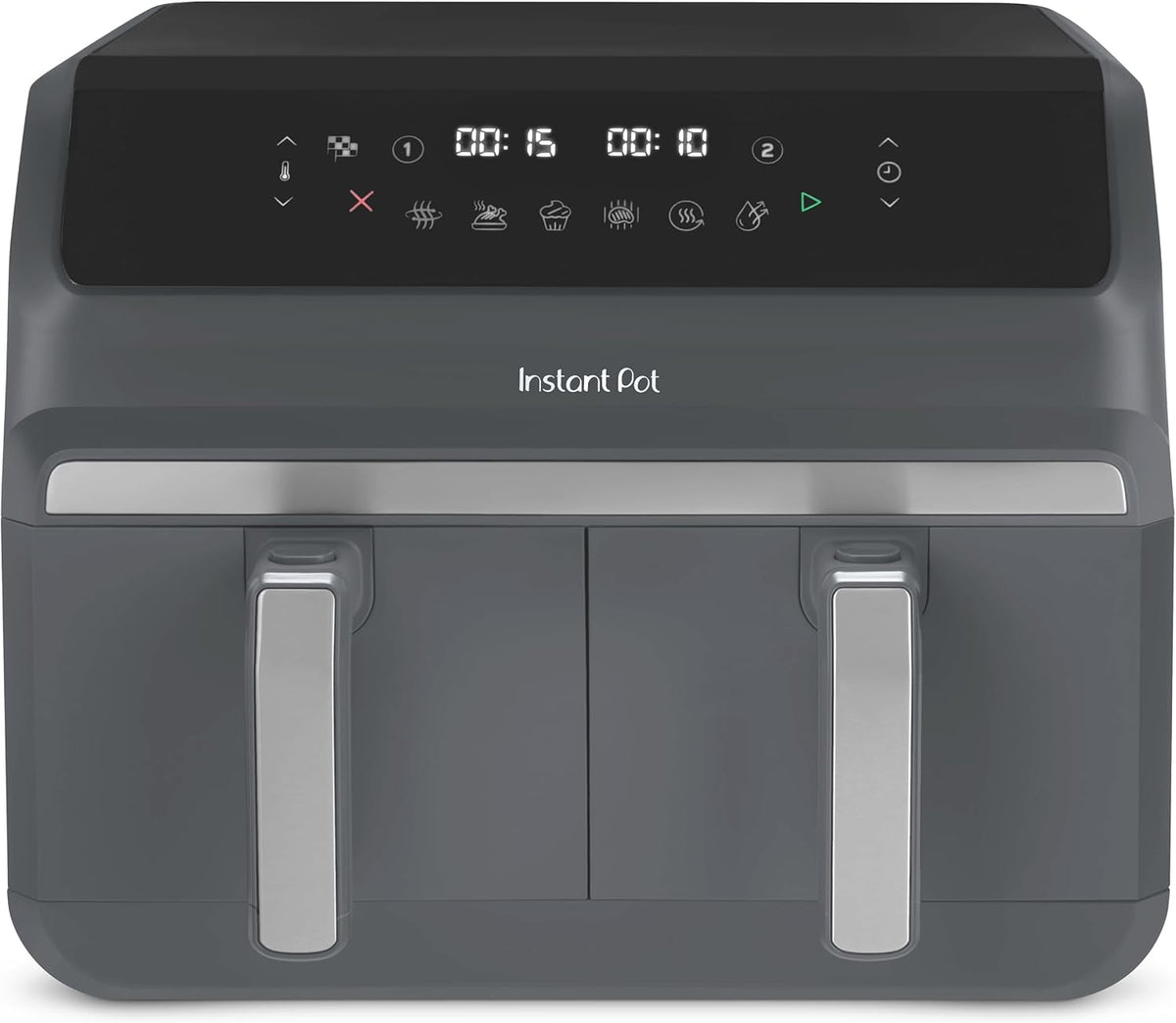 Instant Pot, Forno elettrico, 8 L, Nero/Argento, Airfryer, 8 funzioni