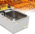 ZyKnaurral, Macchine per Hot Dog, 2500 W, 220 V, 12 litri, Nero, acciaio inox, Airfryer