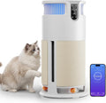 JUMMICO, Purificatore d'aria, PM2.5, 350 m³/h, 150 m, Nero, illuminazione LED, filtro HEPA