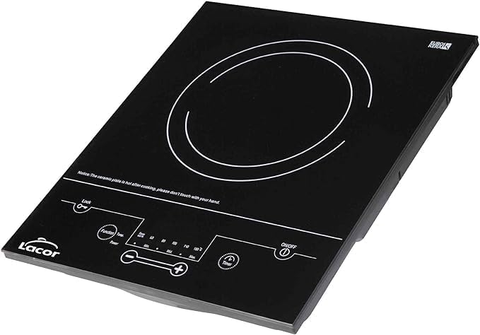 Suinga, Piano cottura a induzione, 2000 W, Nero, timer