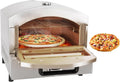 Kindevieft, Forno per pizza, 425x520x410 mm, 8 kg, 110 V, Argento, acciaio inox