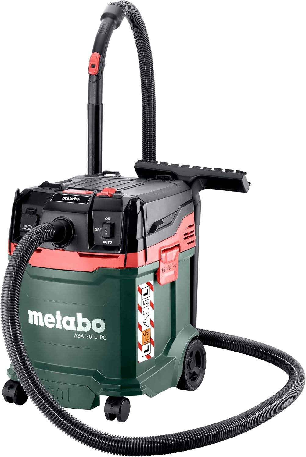 metabo, Aspirapolvere a traino, 30 L, 32 mm, 3,2 m, Nero