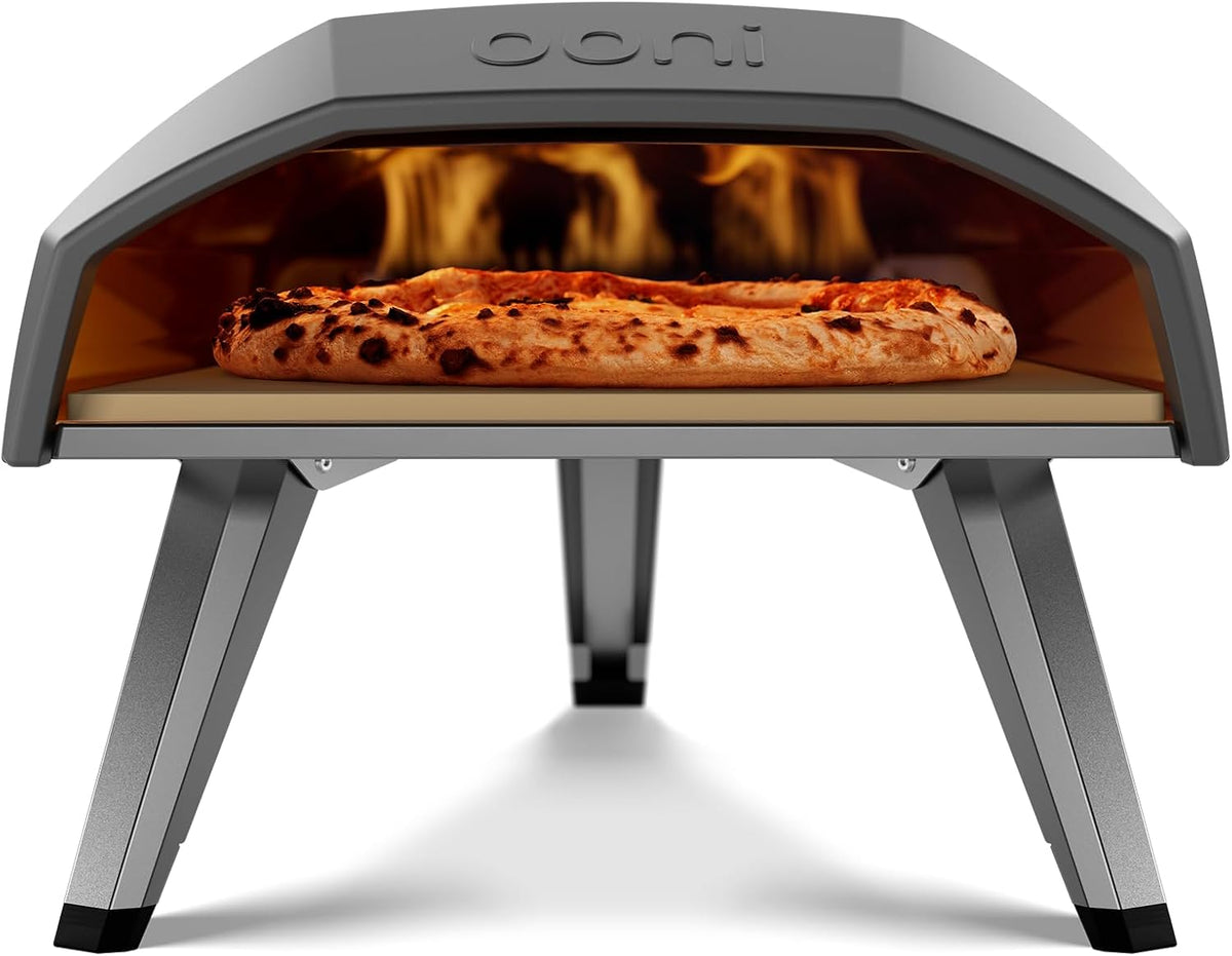 Ooni, Forno per pizza, 500 °C, Nero/Argento