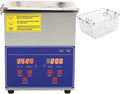 ERSINIAN, Prodotti di pulizia da laboratorio, PS-10A, 2 Litri, 150 x 140 x 100 mm, 1,1 mm, Argento, acciaio inox, timer