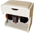 ARTSZY, Spazzole per scarpe, 220 V, 145 W, 2 cm, Bianco, acciaio inox