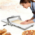Macchine per pasta a mano, ESINY, 25 mm, 60x30 cm, 300 g, Argento, acciaio inox, struttura pieghevole