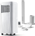 LXPINGMM, Condizionatore portatile, 12000 BTU, 220 V, 1000 W, Bianco, telecomando